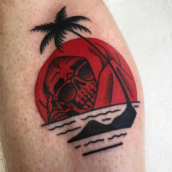 Traditional tattoo by Frankie Caraccioli in Costa Mesa