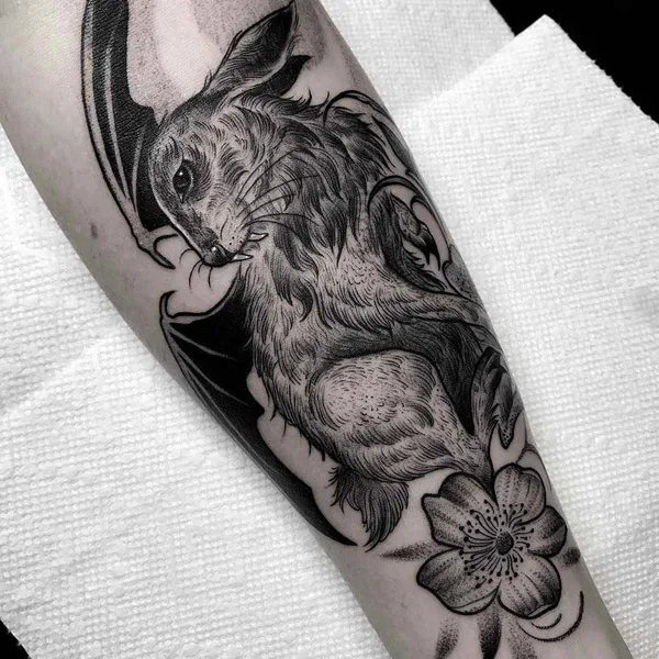 Neo Traditional tattoo by Matthew Murray in Salem