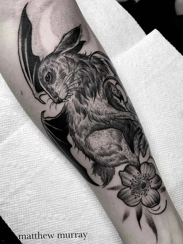 black and grey black and grey tatuaje en forearm #10597 | Tatuador Matthew Murray
