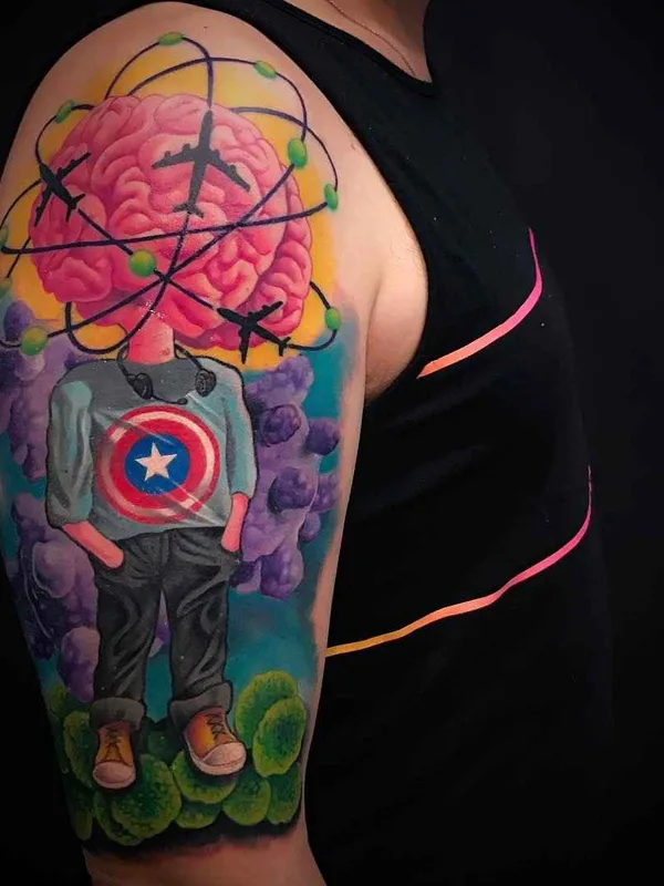 Нью Скул tattoo by Andrea (Antikorpo) Lanzi in Orzinuovi