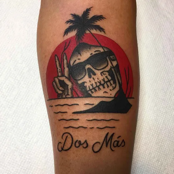Traditional tattoo by Frankie Caraccioli in Costa Mesa