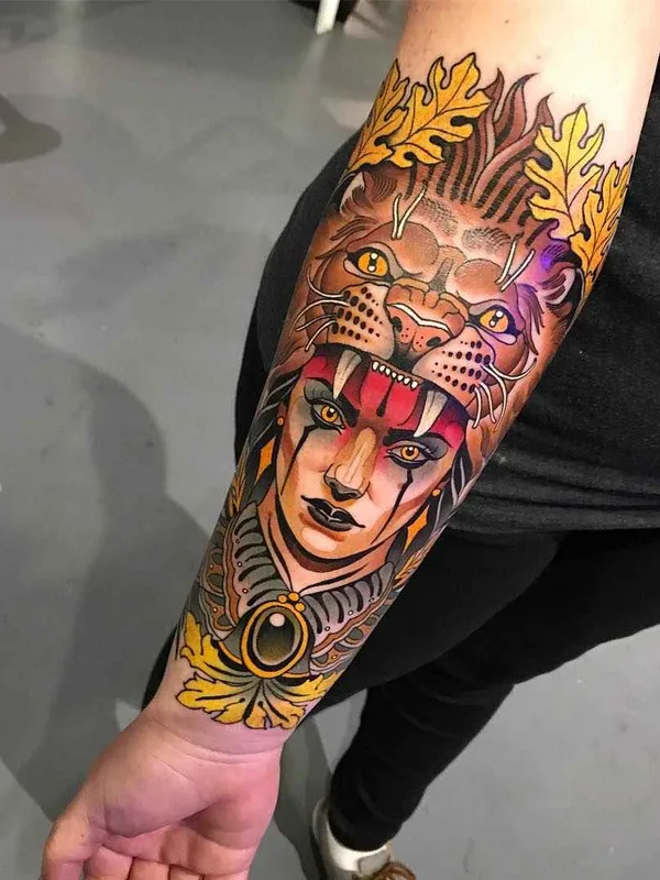 New School tattoo by Johnny Domus Mesquita in Viseu