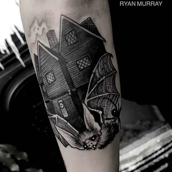 Neo Traditional tattoo by Ryan Murray in Salem