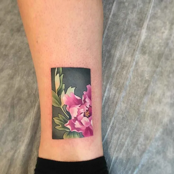 Portrait tattoo by Zinaida Pasko in London