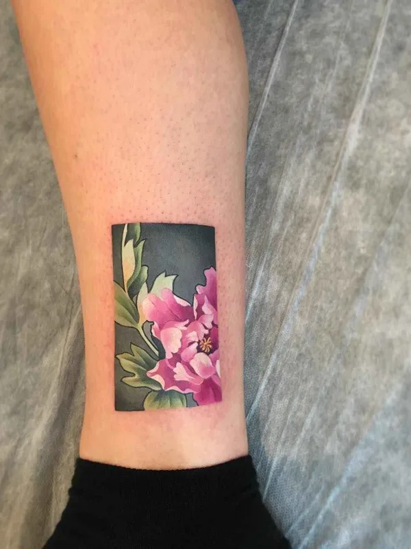 Portrait tattoo by Zinaida Pasko in London