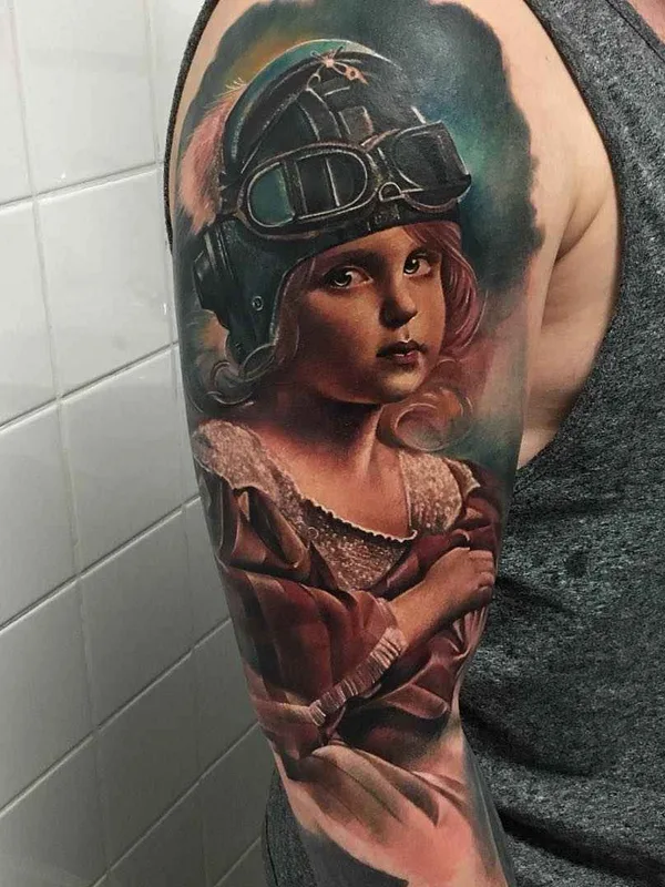 color realism 纹身 在 full sleeve #16796 | 纹身师 Goran Micic