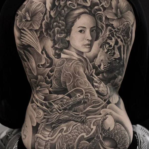 Author's Style tattoo by Jun Cha in Los Angeles