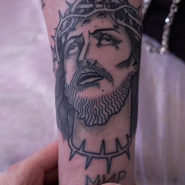 черная tattoo by  Zamyatina Mariya in Тюмень