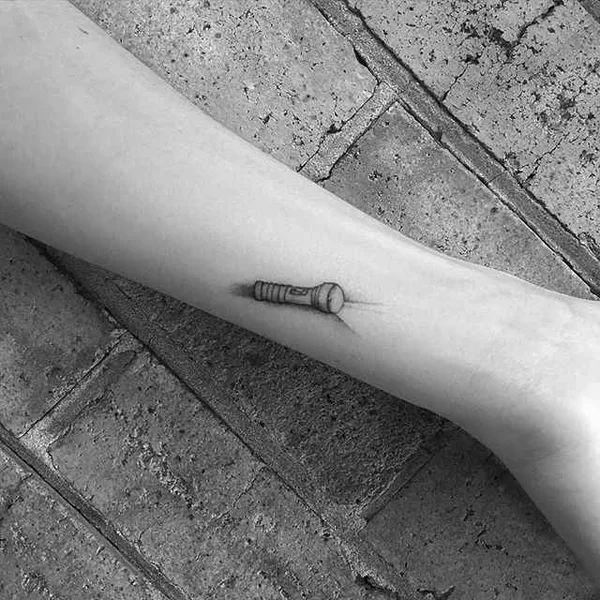 Geometric tattoo by Balazs Bercsenyi in New York City
