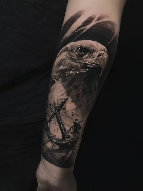 black and grey realism Tatuagem em forearm #27399 | Tatuador Alex Oberov