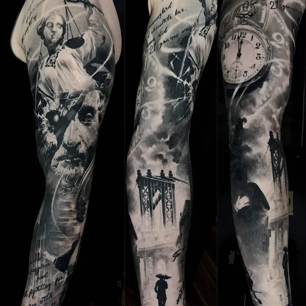 Realism tattoo by Alex Oberov in New York City