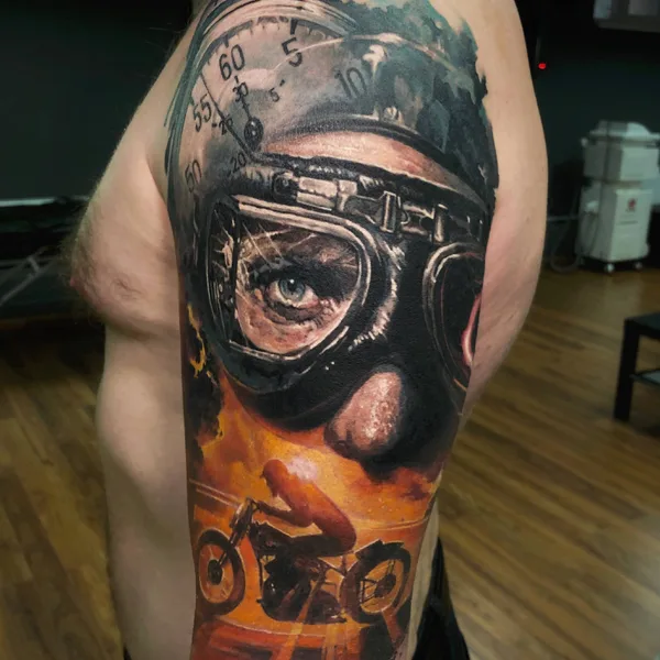 Realism tattoo by Alex Oberov in New York City