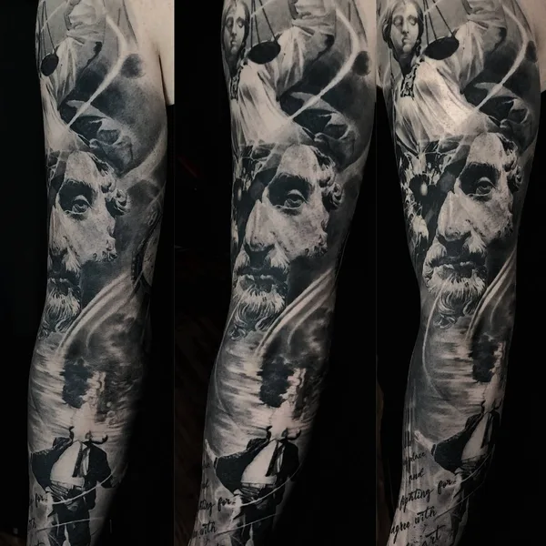 Realism tattoo by Alex Oberov in New York City