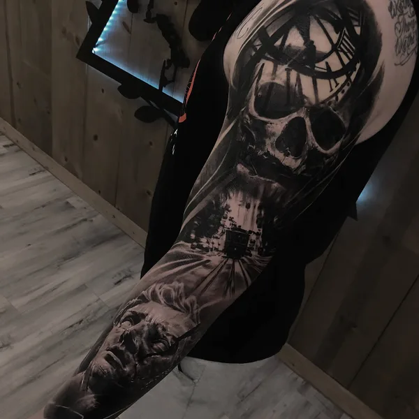 Realism tattoo by Alex Oberov in New York City