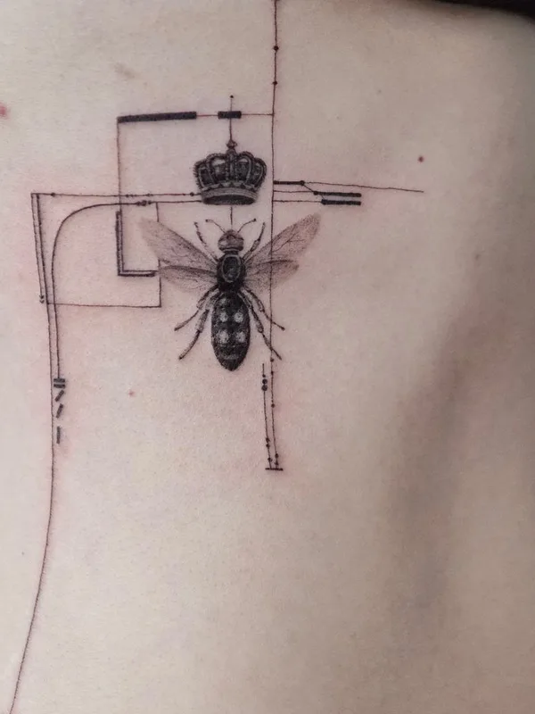 black and grey fineline tatuaje en ribcage #47573 | Tatuador Simge Güleryüz