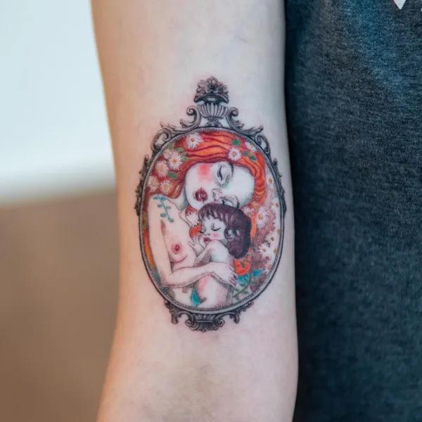 Geometric tattoo by Simge Güleryüz in Bayraklı