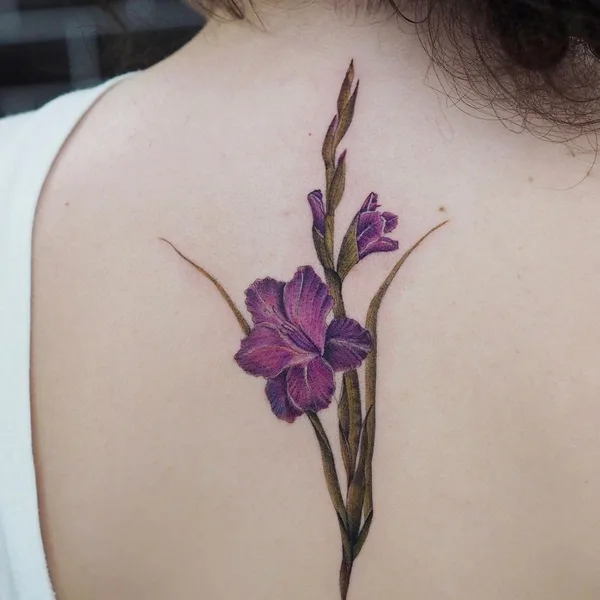 Botanical tattoo by Kemal Özceylan in Istanbul