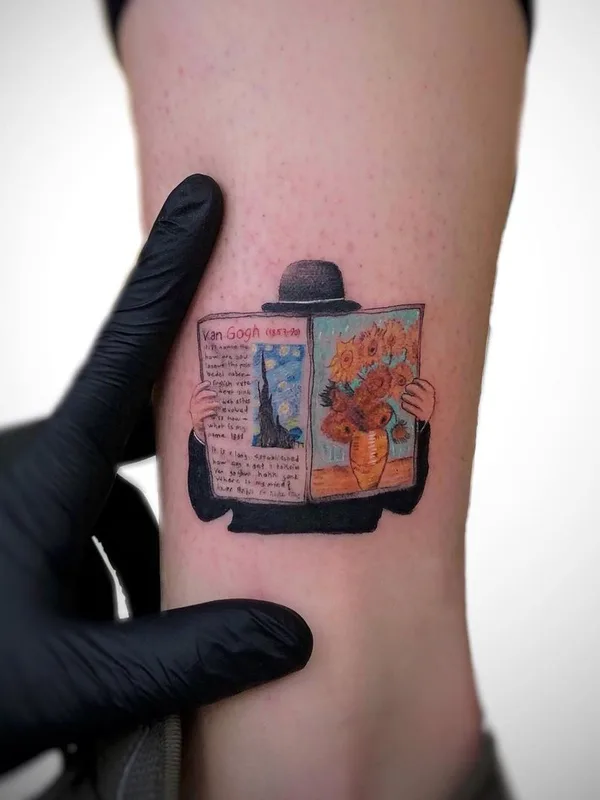 color illustrative tatuaje en calf #47591 | Tatuador Kemal Özceylan