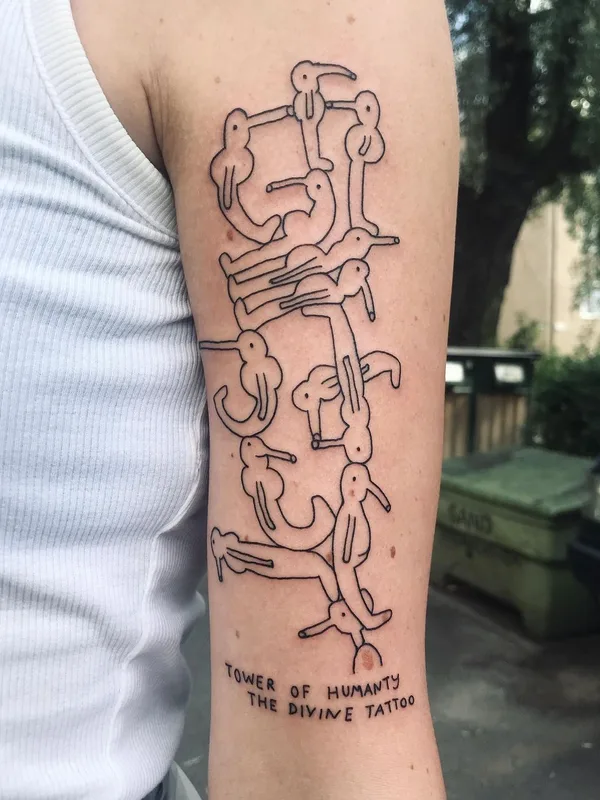 black linework Tatuagem em forearm #47646 | Tatuador FROGMAGIK