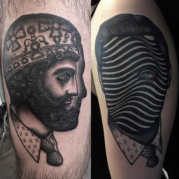 Dotwork tattoo by Pietro Sedda in Cagliari