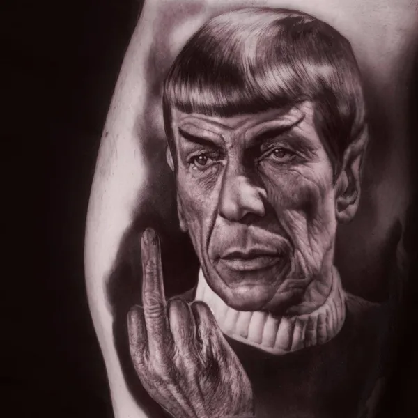 Авторская tattoo by Ralf Nonnweiler