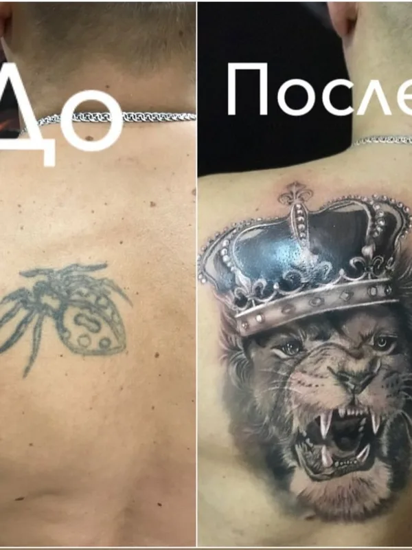 black and grey realism татуировка на upper back #35198 | Тату мастер Николай Ярмак 