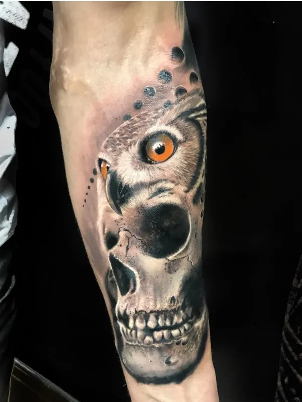 black and grey realism татуировка на forearm #35203 | Тату мастер Николай Ярмак 