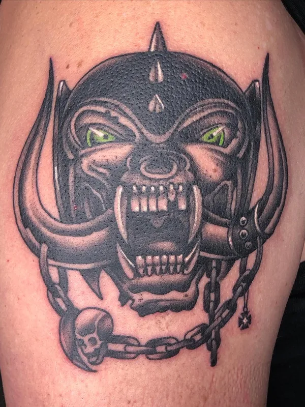 black and grey black and grey татуировка на upper arm #51698 | Тату мастер Тим Лютов