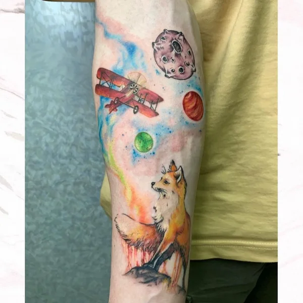 Graphic tattoo by Ирина Итальянкина in Нижний Новгород