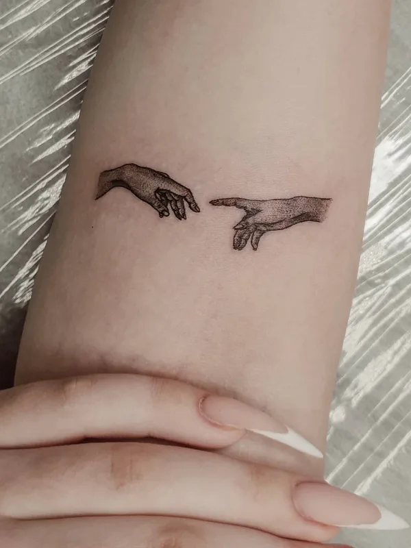 black and grey fineline 타투 부위 forearm #51751 | 타투이스트 Кристина Лебедева