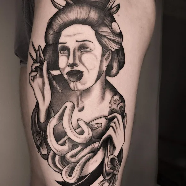 Oriental tattoo by Юлия Левицкая in Нижний Новгород