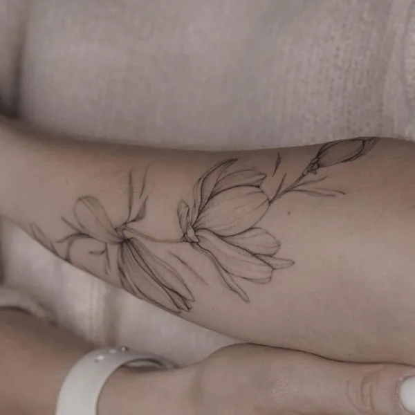 Graphic tattoo by Кристина Марч in Сочи