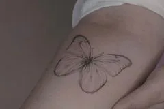 black and grey fineline Tatuaggio su forearm #51816 | Tatuatore Кристина Марч