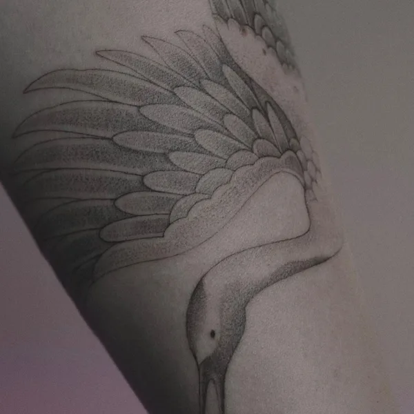 Graphic tattoo by Кристина Марч in Сочи