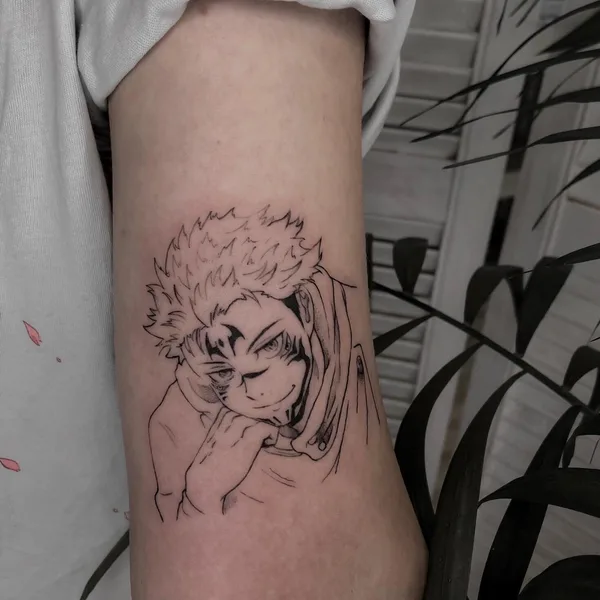 Graphic tattoo by Елизавета Стрельцова in Сочи