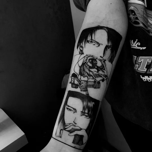 Graphic tattoo by Елизавета Стрельцова in Сочи