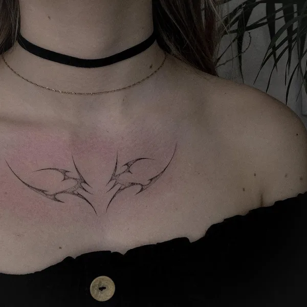 Graphic tattoo by Елизавета Стрельцова in Сочи