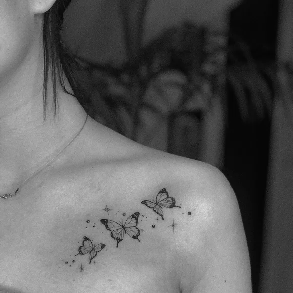 Graphic tattoo by Елизавета Стрельцова in Сочи