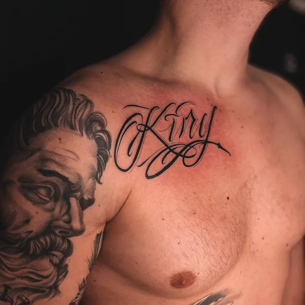 Graphic tattoo by Макс @meow.tattooer in Сочи