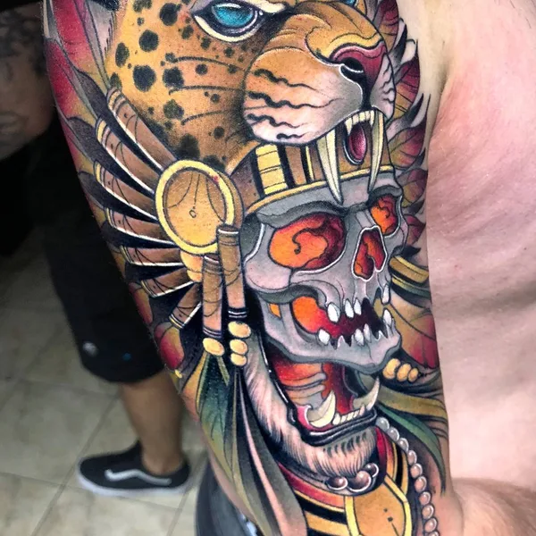 Нео традиционная tattoo by Juan David Rendón in Manizales