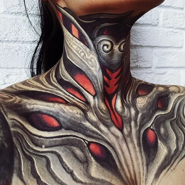 bioorganic tattoo by Степан Негур in Москва