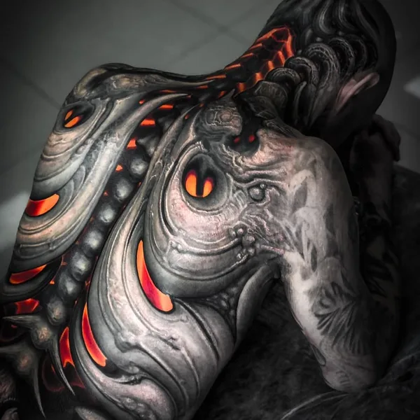 bioorganic tattoo by Степан Негур in Москва
