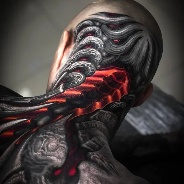 bioorganic tattoo by Степан Негур in Москва