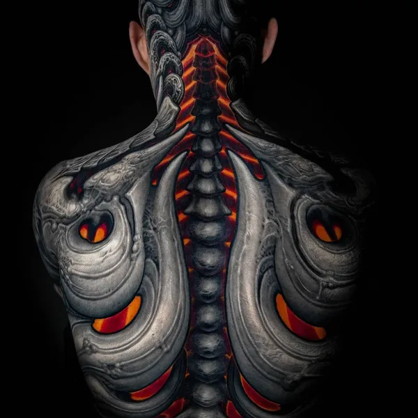 bioorganic tattoo by Степан Негур in Москва