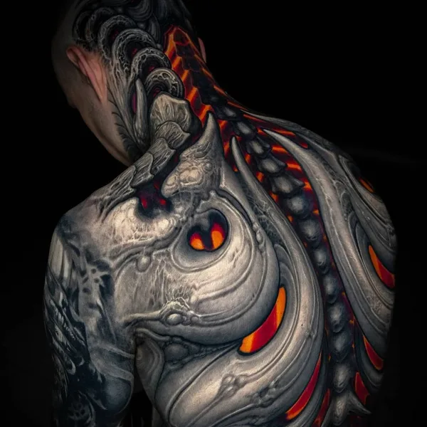 bioorganic tattoo by Степан Негур in Москва
