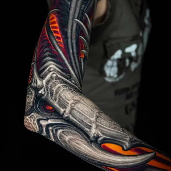 bioorganic tattoo by Степан Негур in Москва