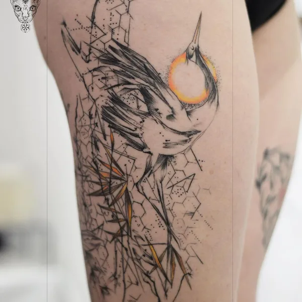 Sketch tattoo by Anita Rossi in Torino