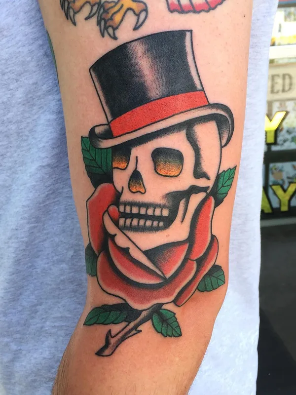 color traditional 纹身 在 forearm #57219 | 纹身师 Matt Headley
