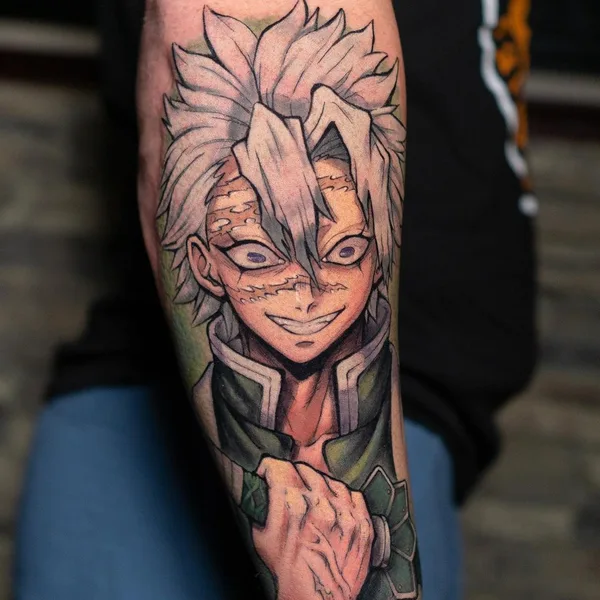 Anime tattoo by Larry Hardesty in Hanover