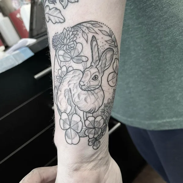 engraving tattoo by Kirsten Marsden Ballantyne in Hanover